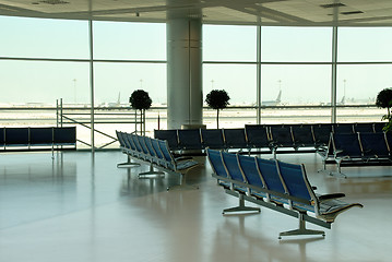 Image showing Airport lounge