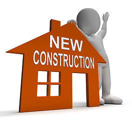 Image showing New Construction House Shows Newly Built Property