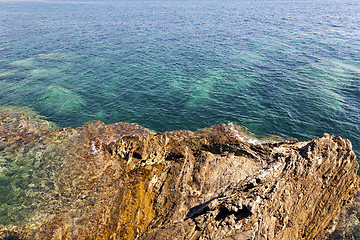 Image showing   beach. close-up. Adriatic Sea