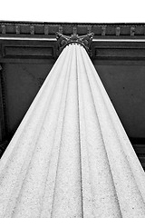 Image showing abstract old column in the  country  of europe italy and marble 