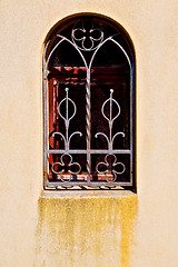 Image showing in   old architecture and venetian blind wall