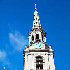 Image showing old architecture in england london europe wall and history