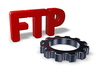 Image showing ftp tag and gear wheel