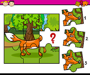 Image showing jigsaw puzzle educational task
