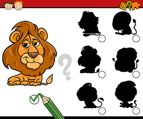 Image showing education shadows game cartoon