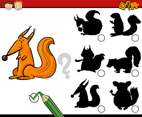 Image showing education shadows game cartoon