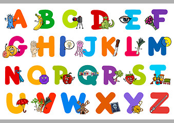 Image showing educational alphabet for children