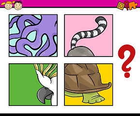 Image showing education puzzle task for children