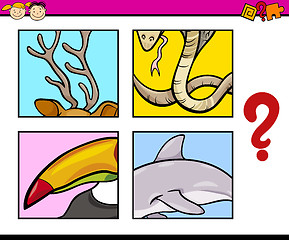 Image showing educational puzzle preschool task