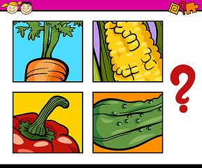 Image showing educational puzzle task for children