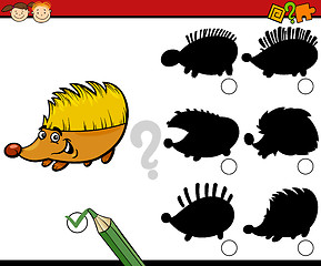 Image showing education shadows game cartoon