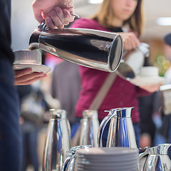 Image showing Coffee break at business meeting