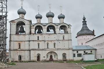 Image showing Assumption Cathedral belfry in Rostov the Great