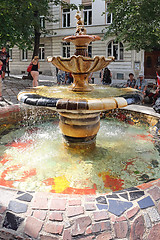 Image showing Hundertwasser Fountain