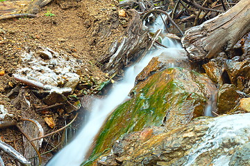 Image showing mountain stream detail