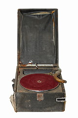 Image showing ancient isolated turntable