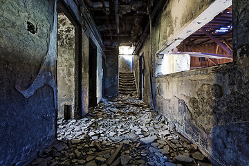 Image showing ruins factory damage