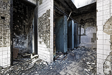 Image showing ruins factory damage