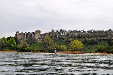 Image showing Grottoes of Catullus, Sirmione, Lombardy, Italy