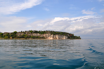 Image showing Grottoes of Catullus, Sirmione, Lombardy, Italy