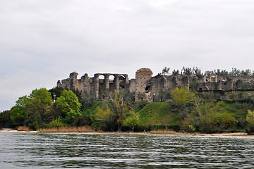 Image showing Grottoes of Catullus, Sirmione, Lombardy, Italy