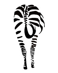 Image showing wild animal zebra