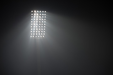 Image showing stadium lights