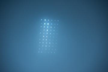 Image showing stadium lights