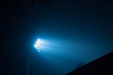 Image showing stadium lights