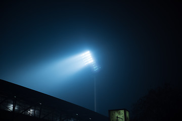 Image showing stadium lights