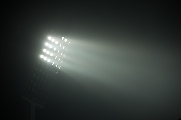 Image showing stadium lights