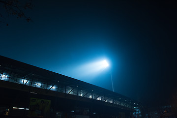 Image showing stadium lights