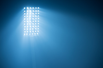 Image showing stadium lights