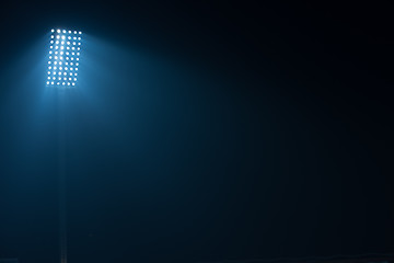 Image showing stadium lights