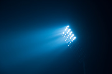 Image showing stadium lights