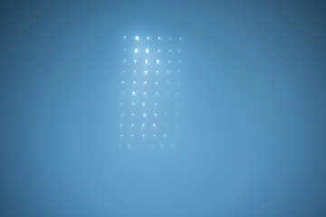 Image showing stadium lights