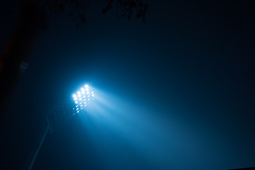 Image showing stadium lights