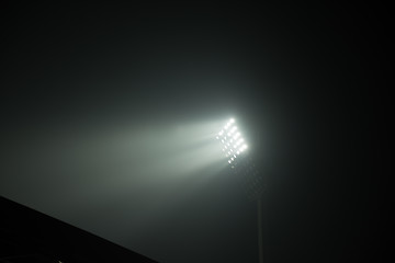 Image showing stadium lights