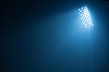 Image showing stadium lights