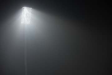 Image showing stadium lights