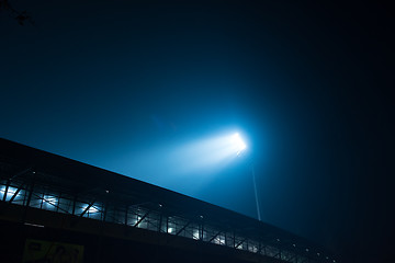 Image showing stadium lights