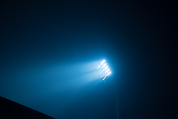 Image showing stadium lights