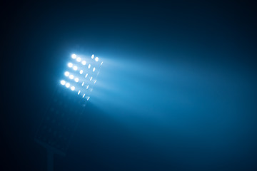 Image showing stadium lights