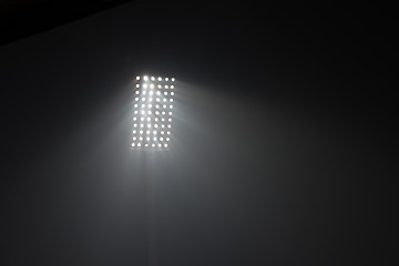 Image showing stadium lights