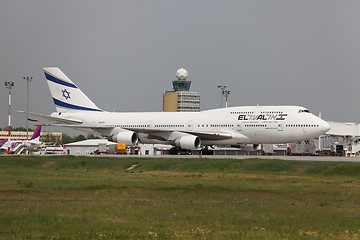 Image showing Airplane at the airport