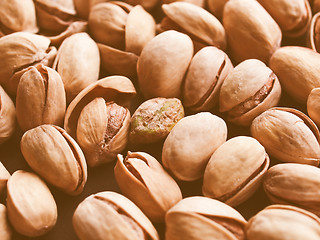 Image showing Retro looking Pistachios picture