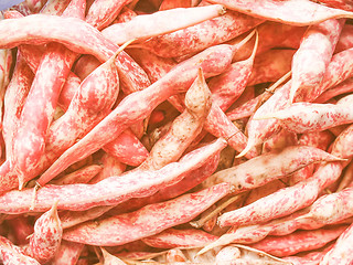 Image showing Retro looking Cranberry beans