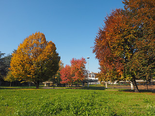 Image showing Giardino Corpo Italiano di Liberazione park in Turin, Italy