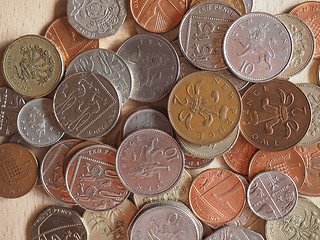 Image showing Pound coins