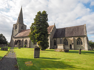 Image showing St Mary Magdalene church in Tanworth in Arden